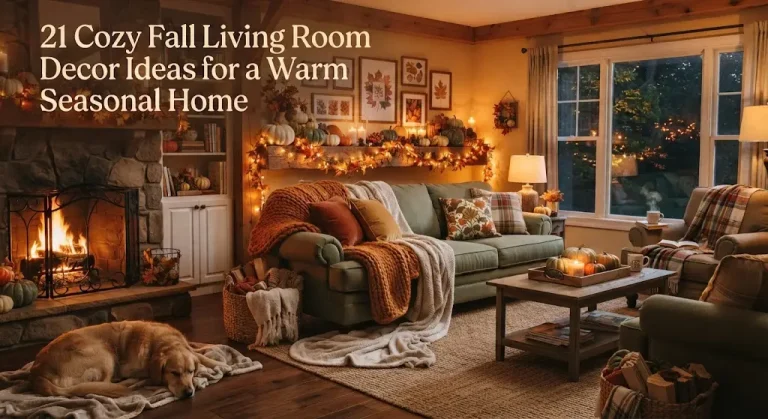21 Cozy Fall Living Room Decor Ideas for a Warm Seasonal Home