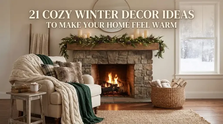 21 Cozy Winter Decor Ideas to Make Your Home Feel Warm