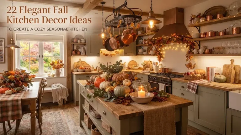 22 Elegant Fall Kitchen Decor Ideas to Create a Cozy Seasonal Kitchen
