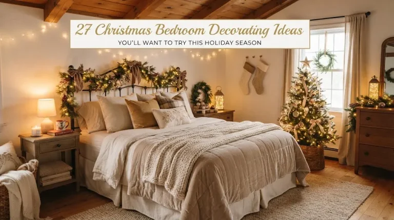 27 Christmas Bedroom Decorating Ideas You’ll Want to Try This Holiday Season