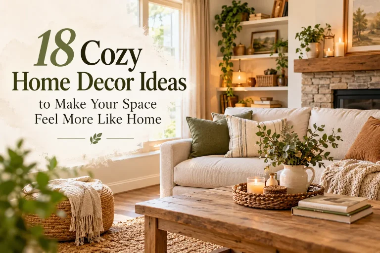 18 Cozy Home Decor Ideas to Make Your Space Feel More Like Home
