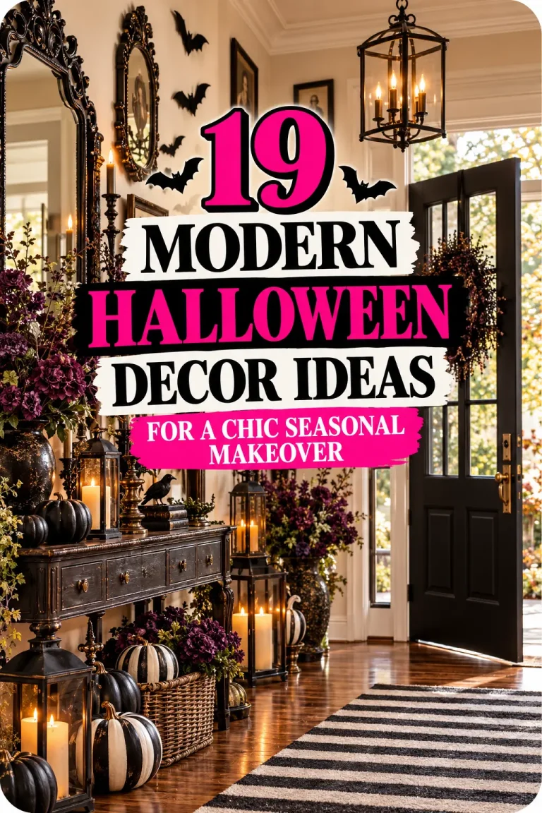 19 Modern Halloween Decor Ideas for a Chic Seasonal Makeover