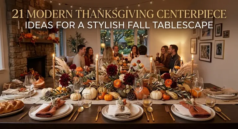 21 Modern Thanksgiving Centerpiece Ideas for a Stylish Fall Tablescape