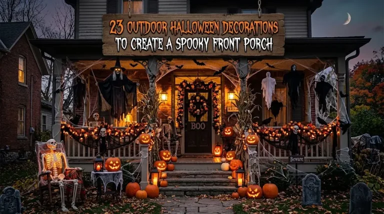 23 Outdoor Halloween Decorations to Create a Spooky Front Porch